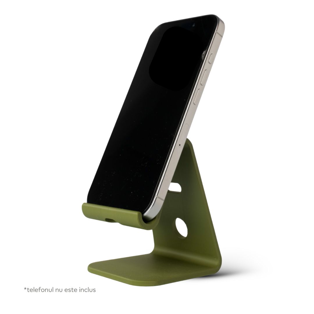 Stand telefon minimalist cu trecere pentru cablu 5 stand telefon minimalist